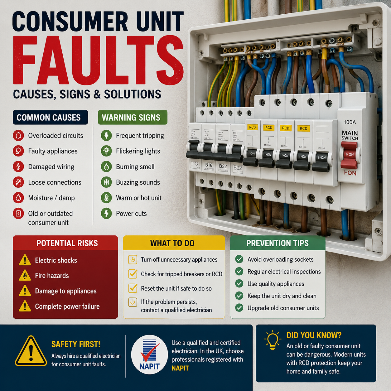 Consumer Unit Fault: Complete UK Homeowner Guide (2026)