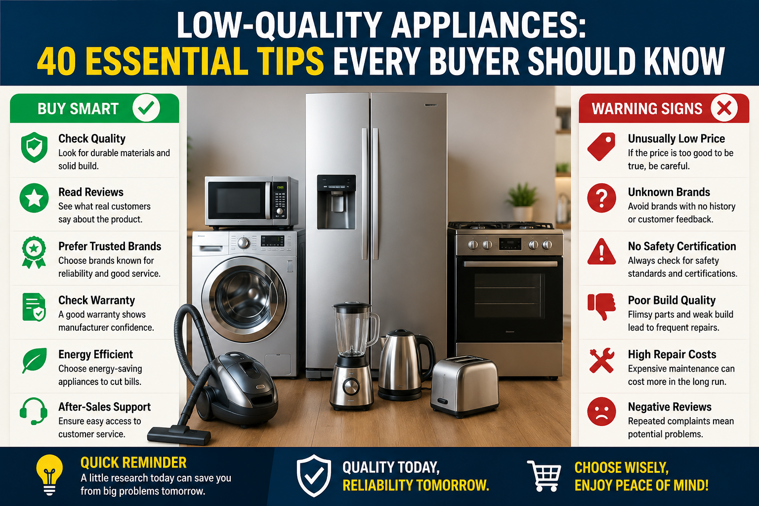 Low-Quality Appliances