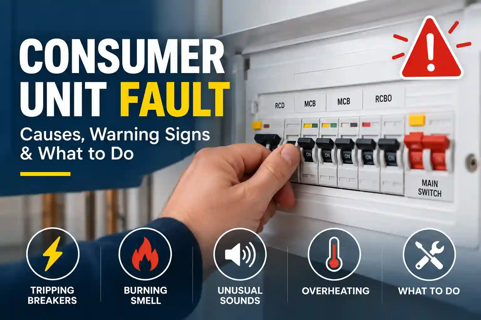 Consumer Unit Fault: Causes, Warning Signs & What to Do