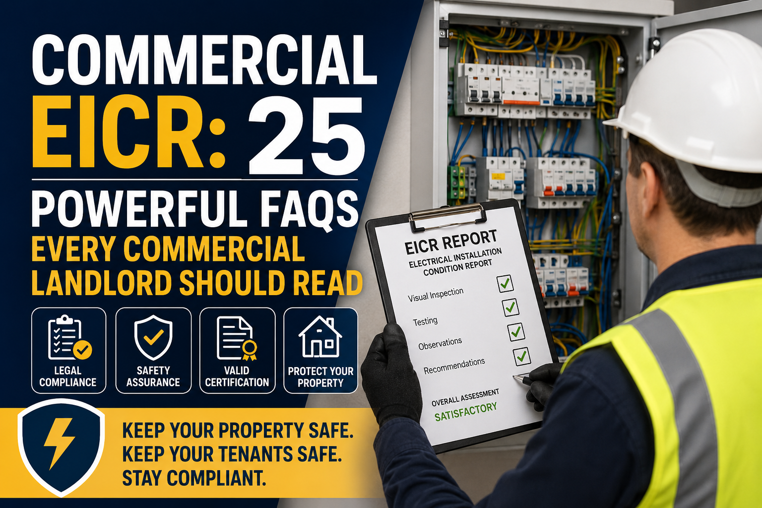 Commercial EICR: 25 Powerful FAQs Every Commercial Landlord Should Read