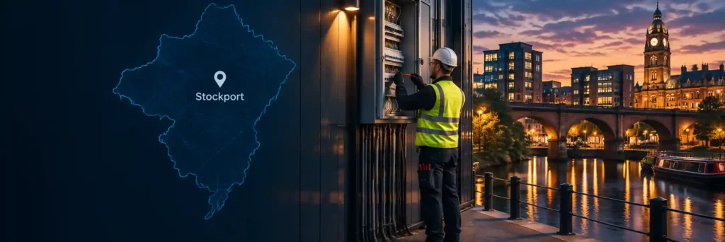 Commercial Electrician Stockport providing professional electrical services for commercial properties